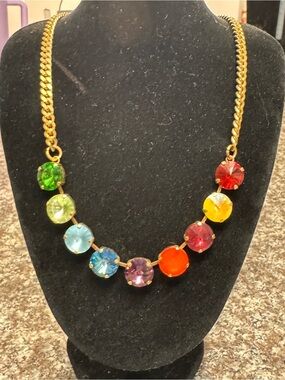 TOVA Mini Sofia Rainbow Necklace.